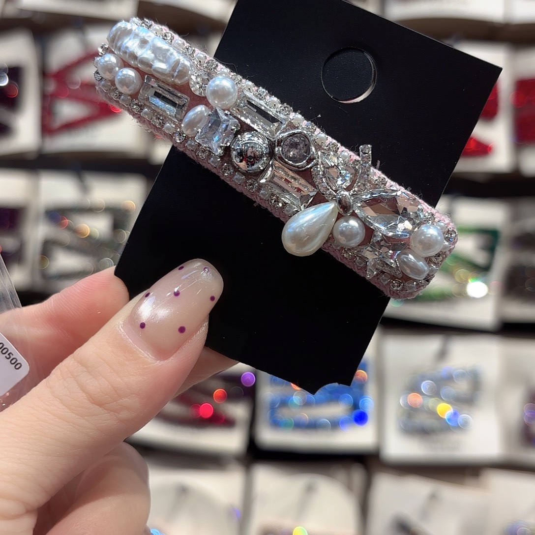 皮质铁合金粉色拜拜一个