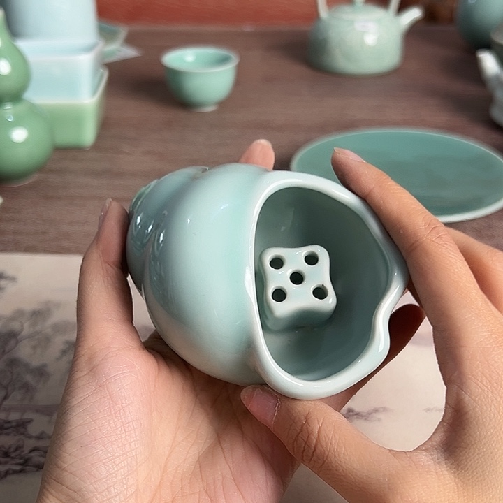 小米茶器龙泉青瓷