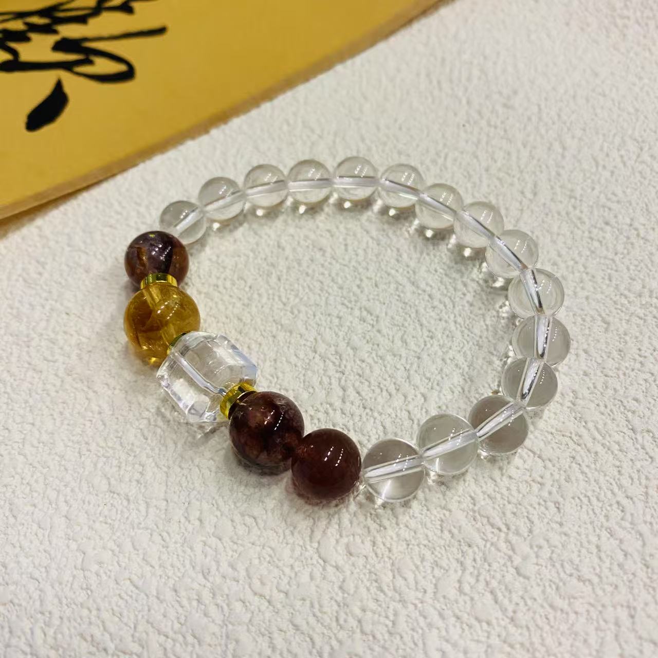 HL15001 白水晶（设计款）手串 8mm