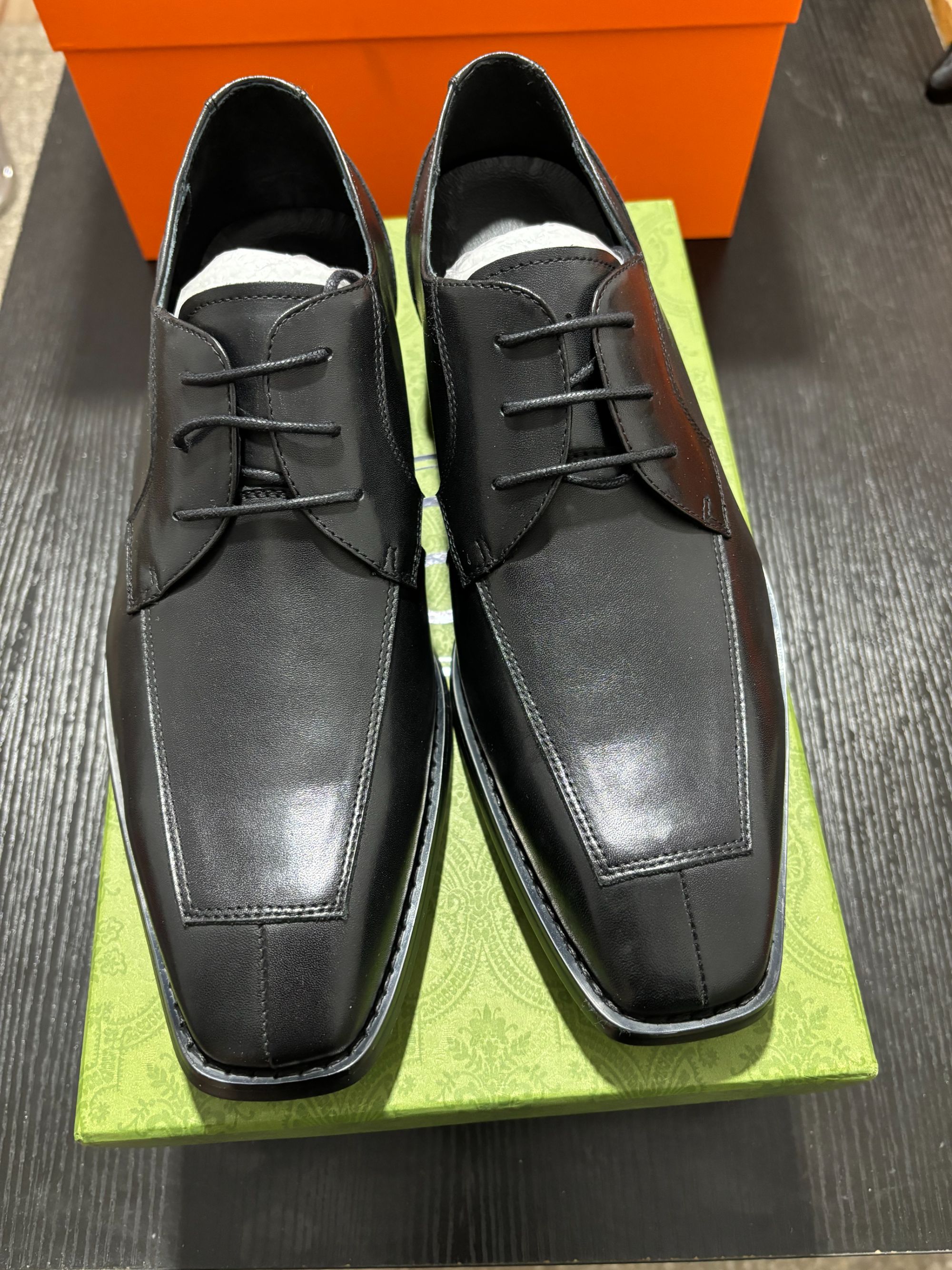 头层牛皮真皮商务风英伦风防臭乐福鞋豆豆鞋商务黑色懒人鞋休闲鞋