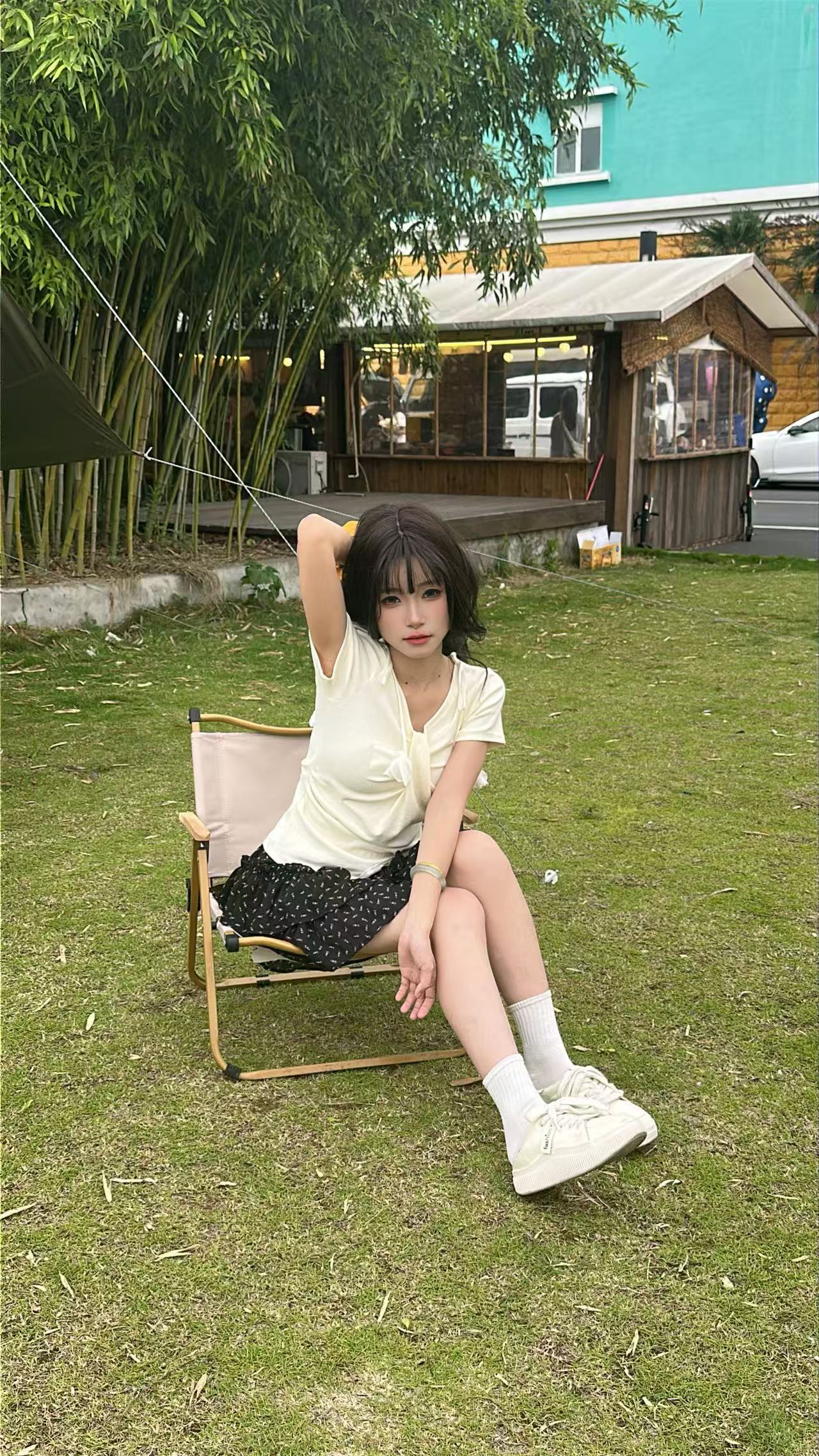 短袖少女风学院风可爱风通勤T恤甜美ol休闲百搭外穿显瘦韩版短款