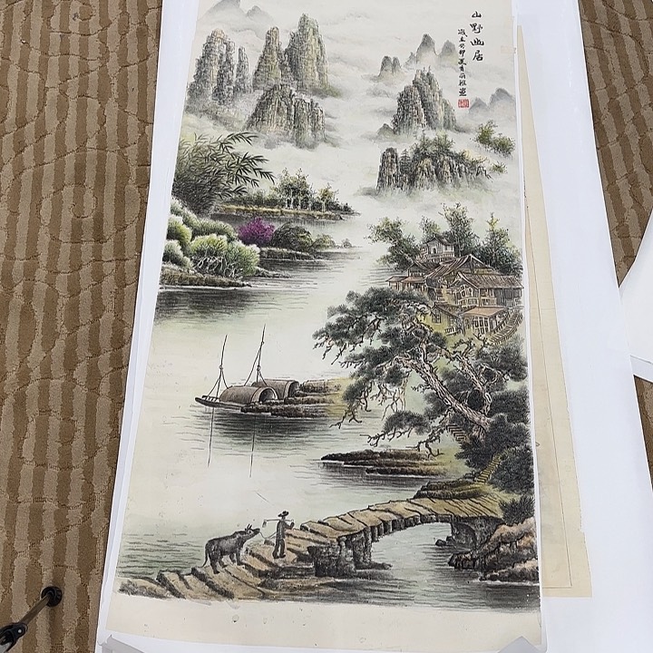 国画?*?花鸟等动物为主料制作