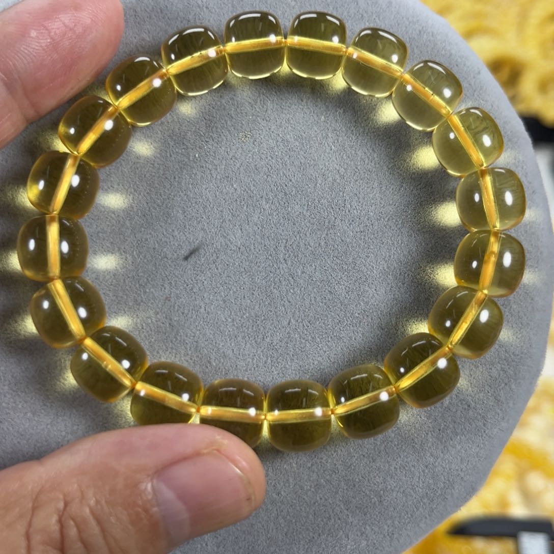 金珀手串未镶嵌?****?纯天然俄料