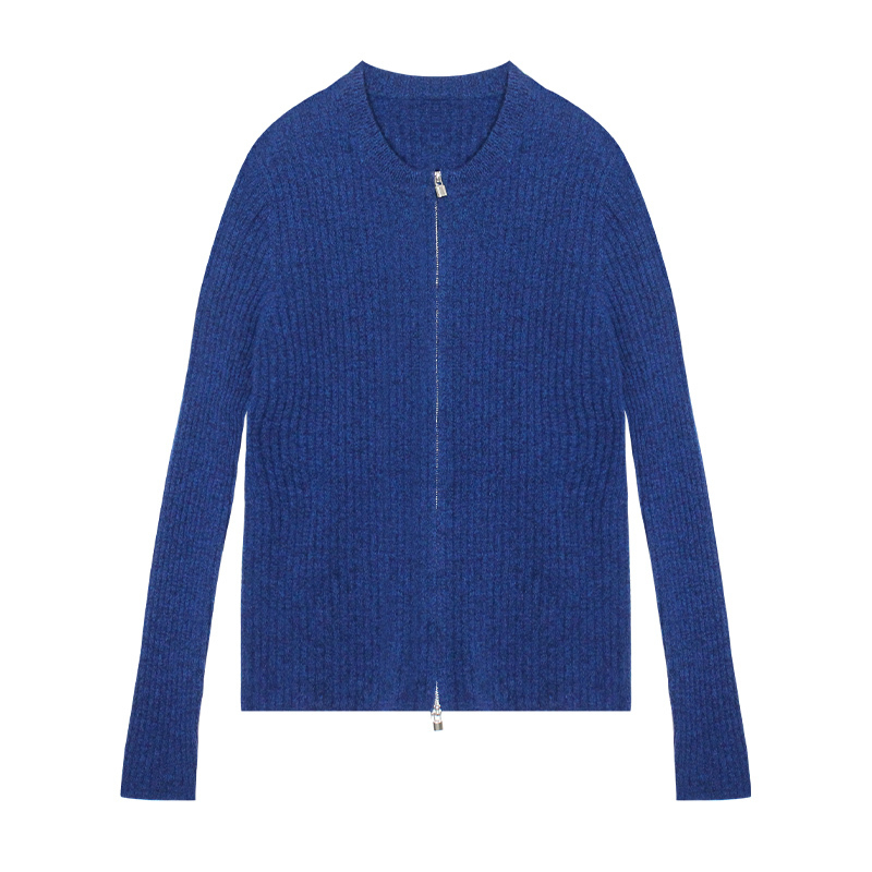 ESPRESSO抽条圆领开衫EAF101001S