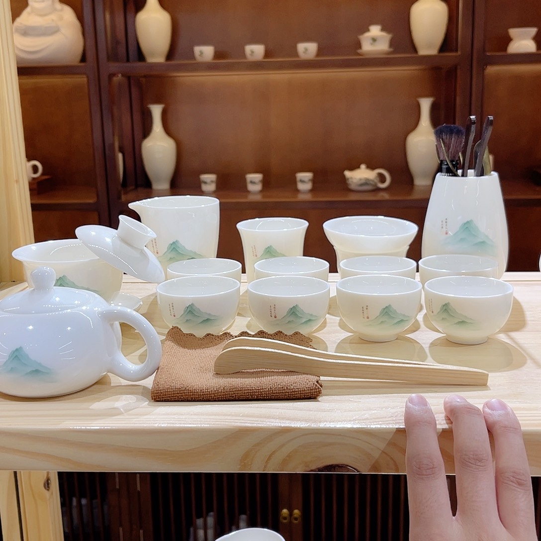 瓷片羊脂玉瓷羊脂玉瓷