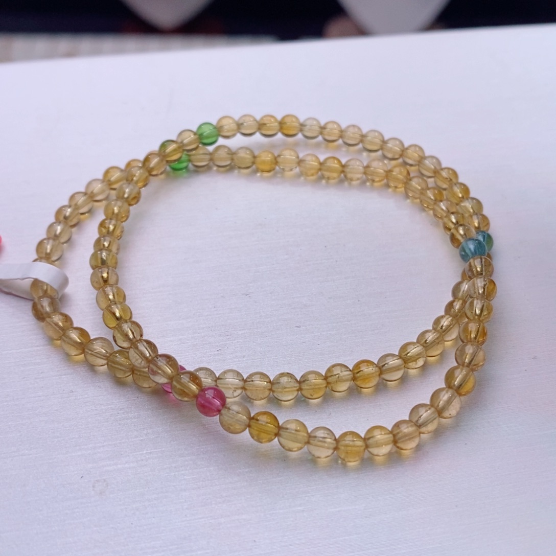 未镶嵌手链碧玺碧玺A手链