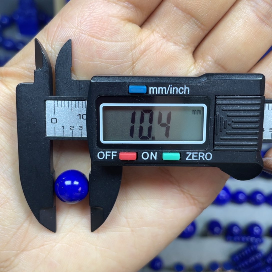 青金石10mm单珠未镶嵌好**3