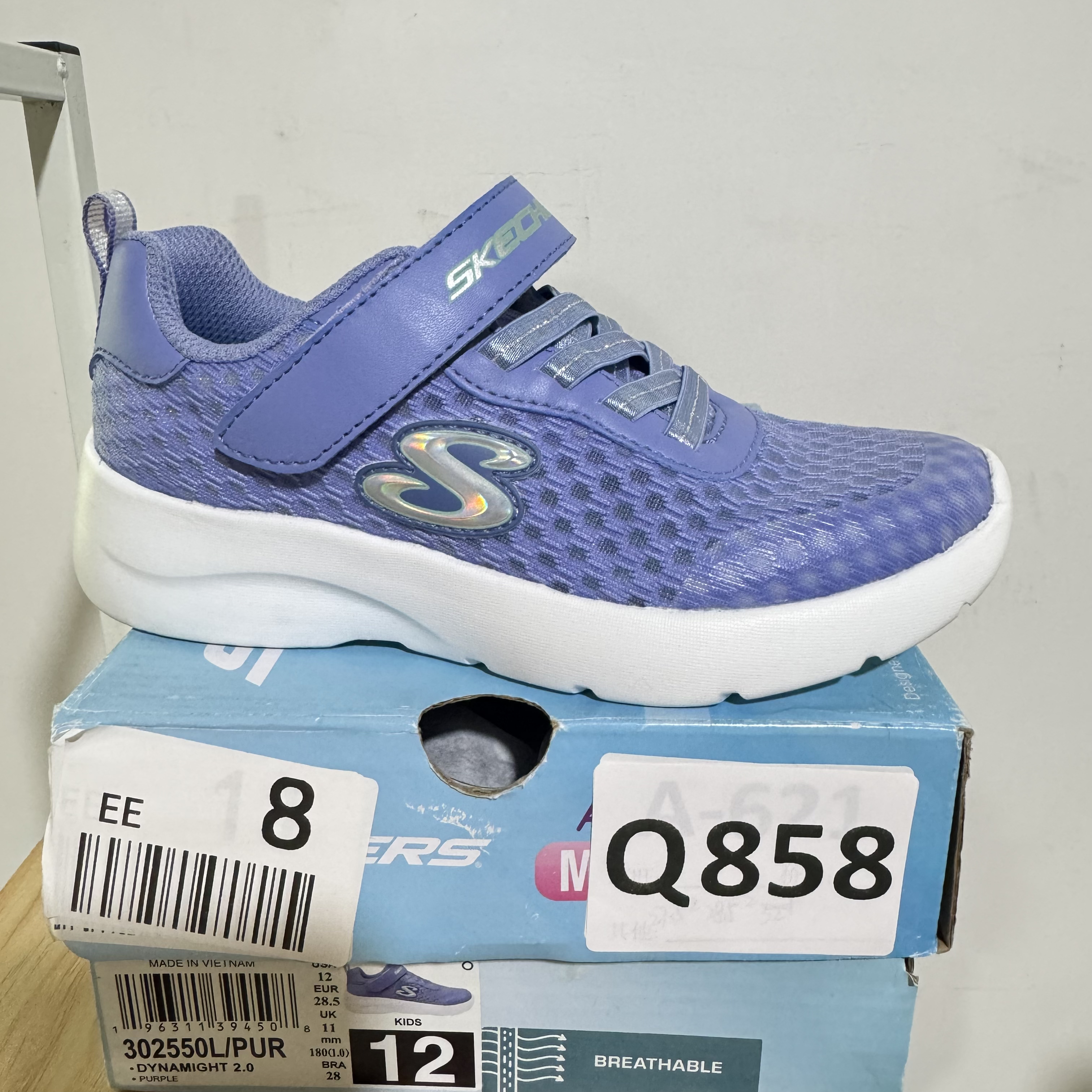 SKECHERS/斯凯奇Q858 女童运动鞋 28.5码