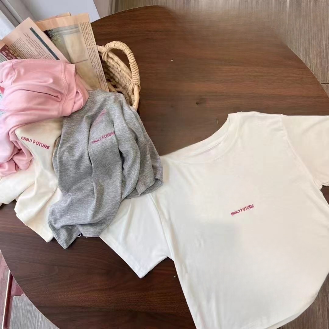 儿童2025夏季新款超好穿百搭短袖(尺码偏大-卡码拍小)B2676