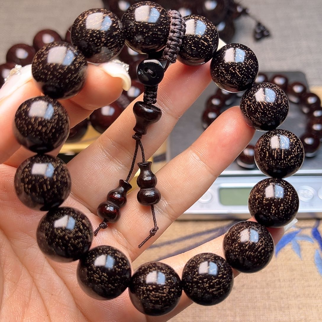 檀香紫檀（小叶紫檀）1.5 15颗爆星