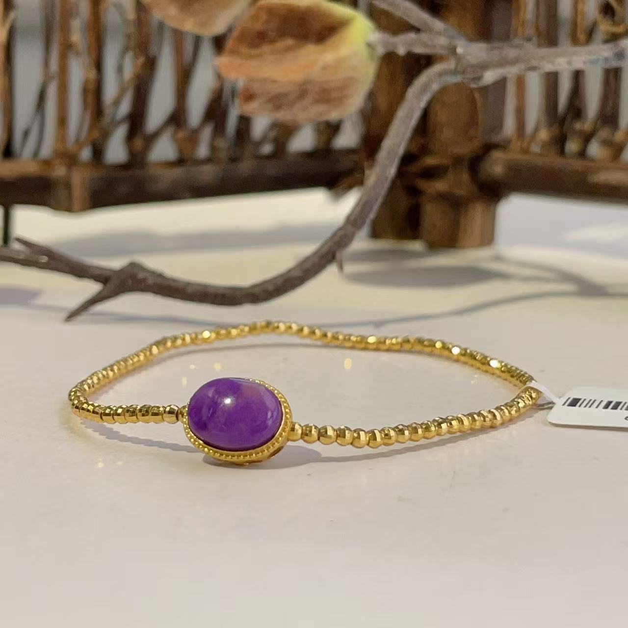 舒俱来潘潘闪闪单圈手串18k（允棠）AZB6036