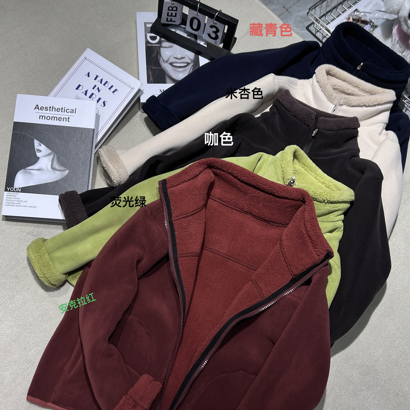 【Hk潮牌外套】男女童秋冬季款时尚百搭保暖毛毛外套252028