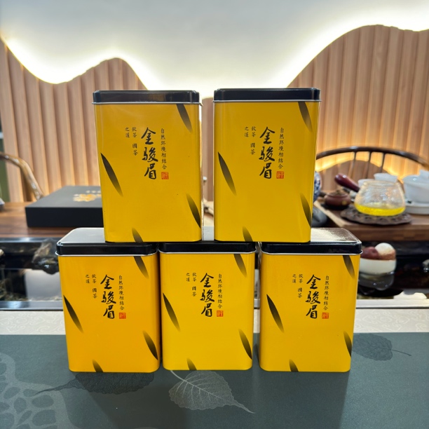 【发五罐】福建高山茗茶金骏眉红茶蜜香型新茶叶品鉴装50g