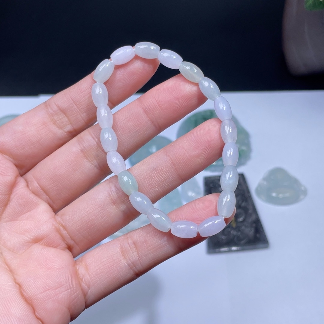 翡翠手链未镶嵌手串