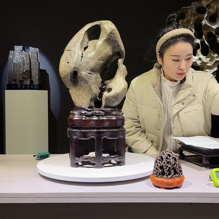 耳*月太湖石，太湖石