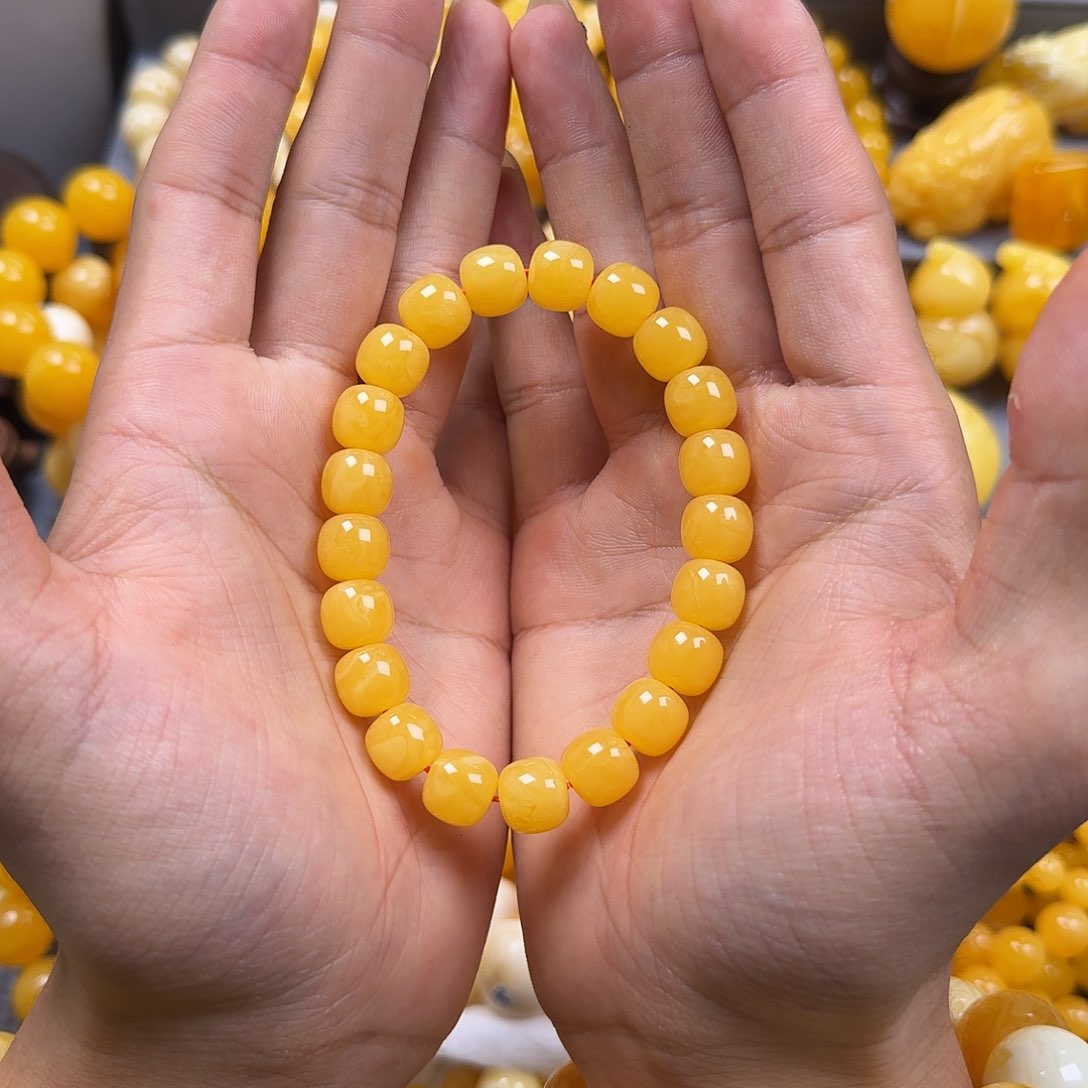 蜜蜡珠宝奇石未镶嵌同料11mm