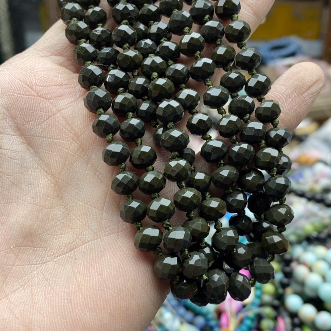 玛瑙/玉髓未镶嵌珠宝半成品一条L405