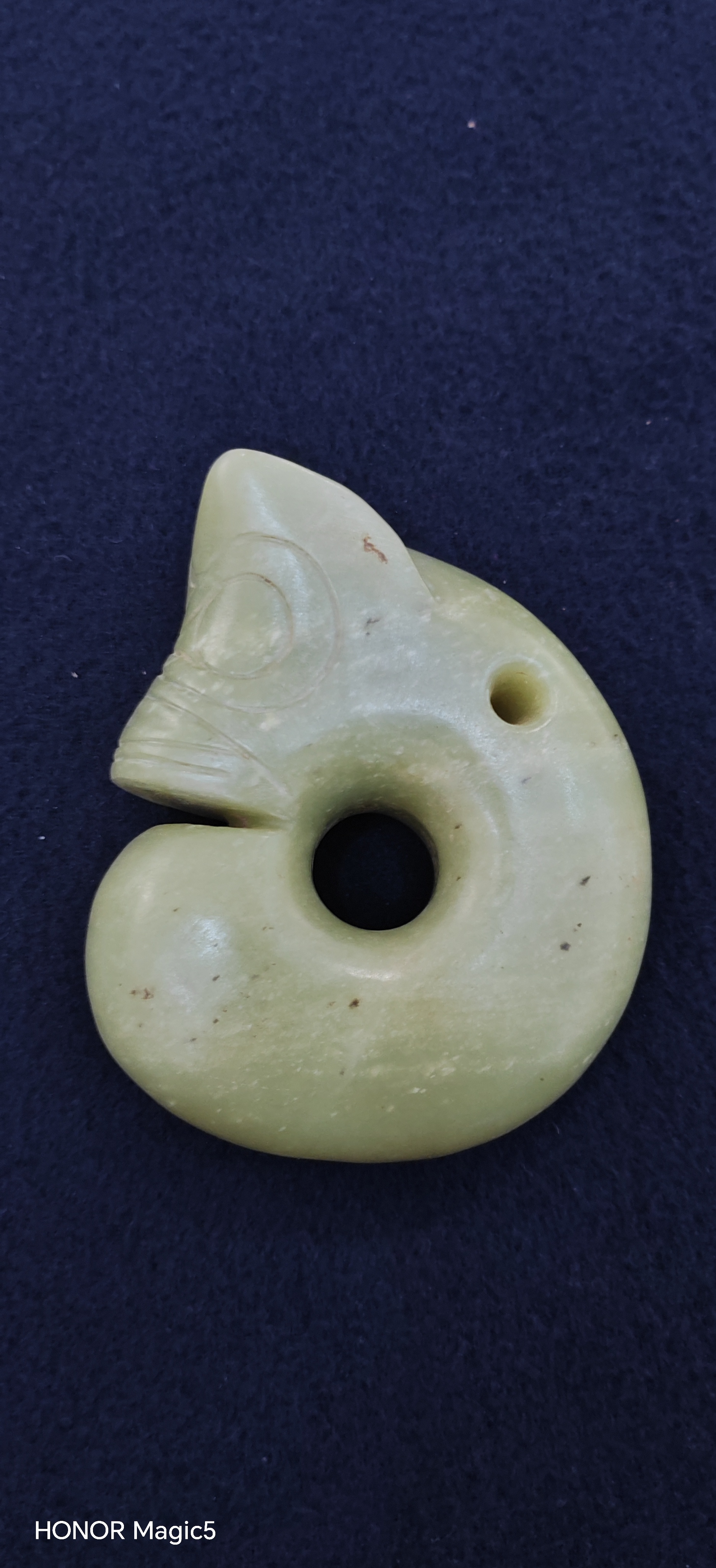 青头黄 河磨玉   玉龙猪 收藏摆件（链接仅为展示 勿拍）