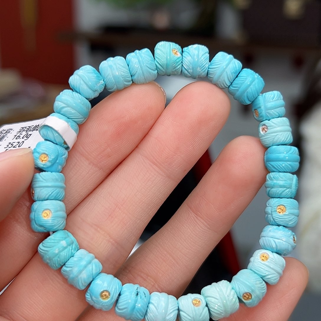 绿松石珠宝奇石未镶嵌