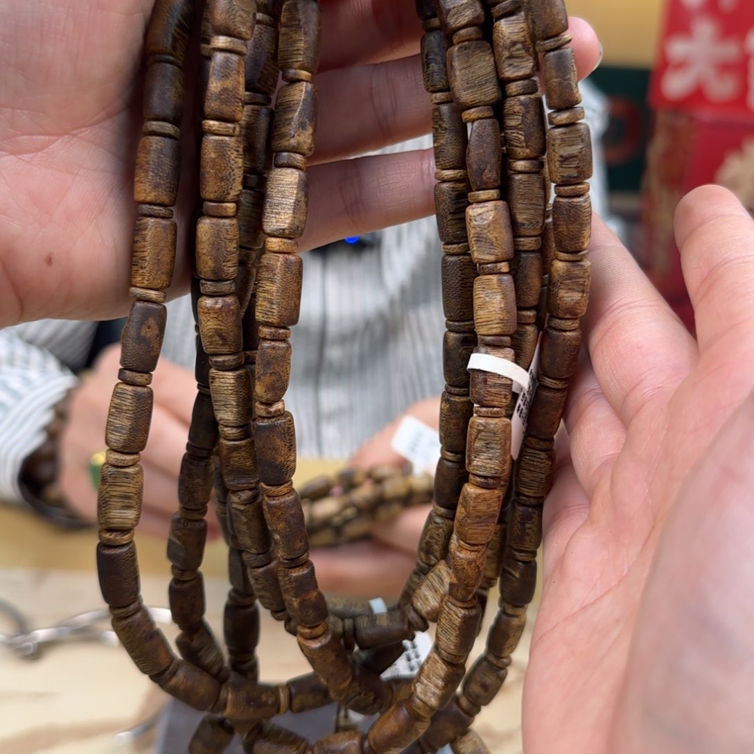 沉香手串白棋板头多样性发货1条23克