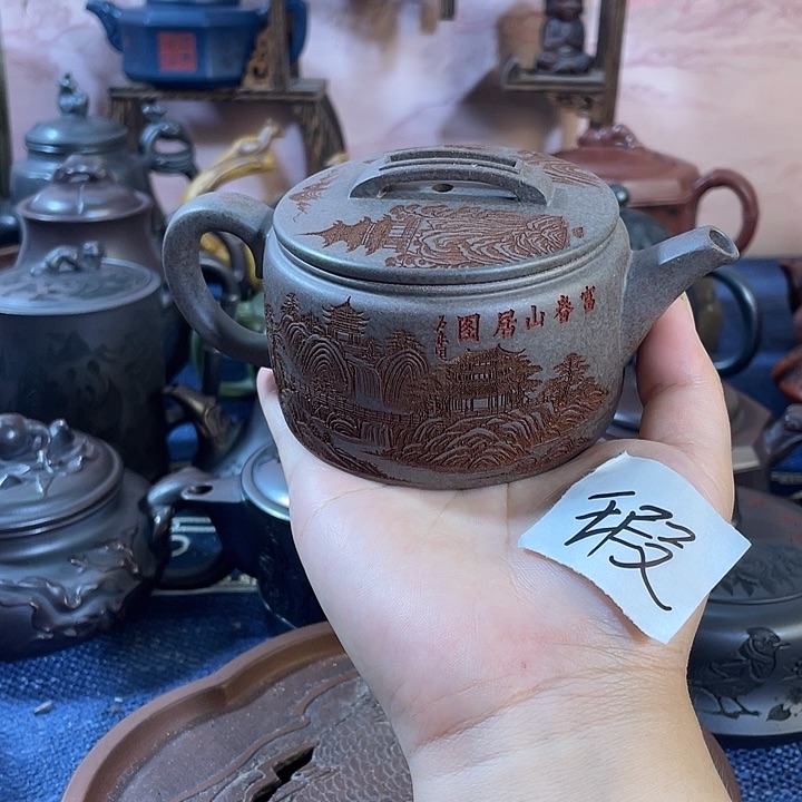 茶壶紫砂瑕疵紫砂茶具