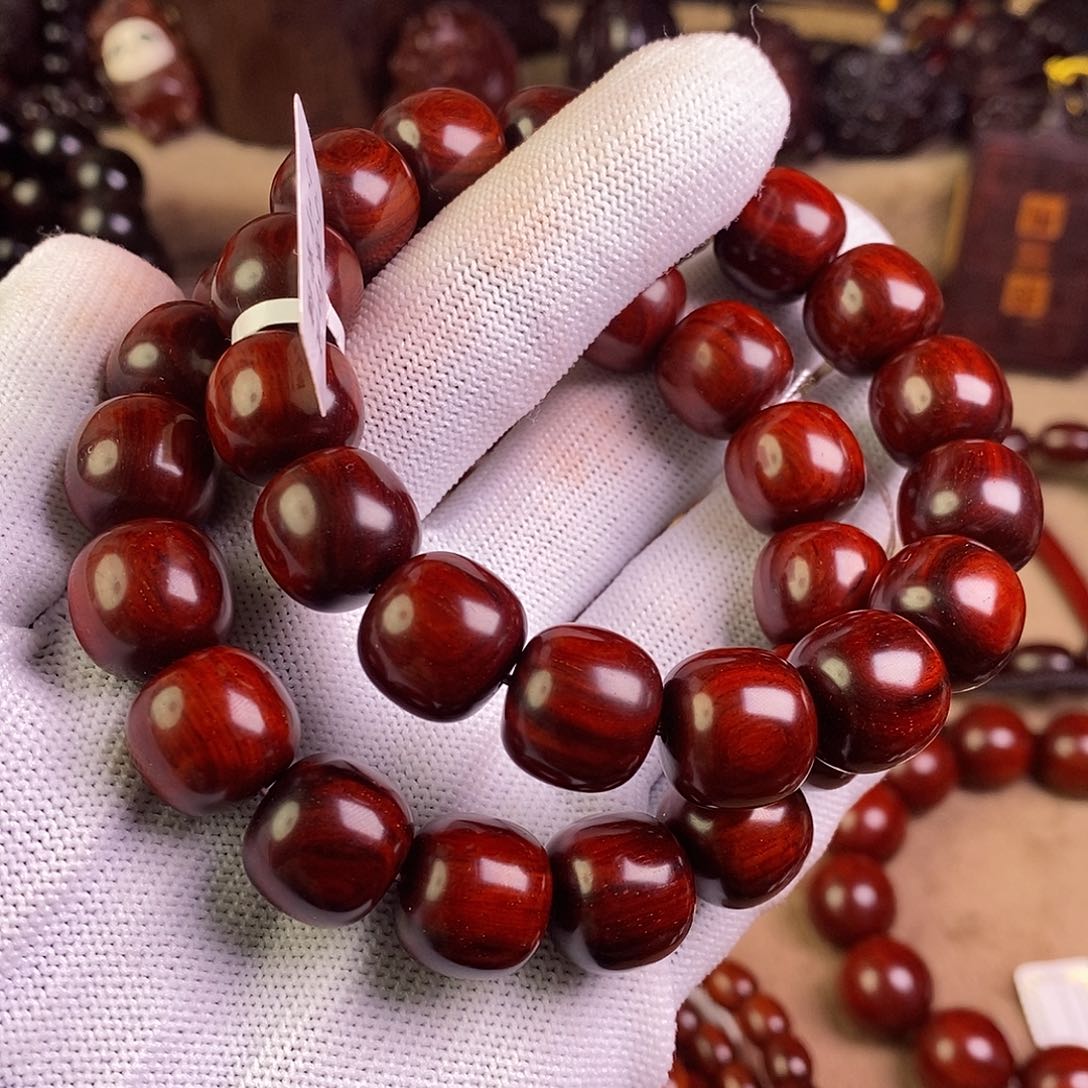 小叶紫檀手串/手链?****无胶无蜡14老型✖️2