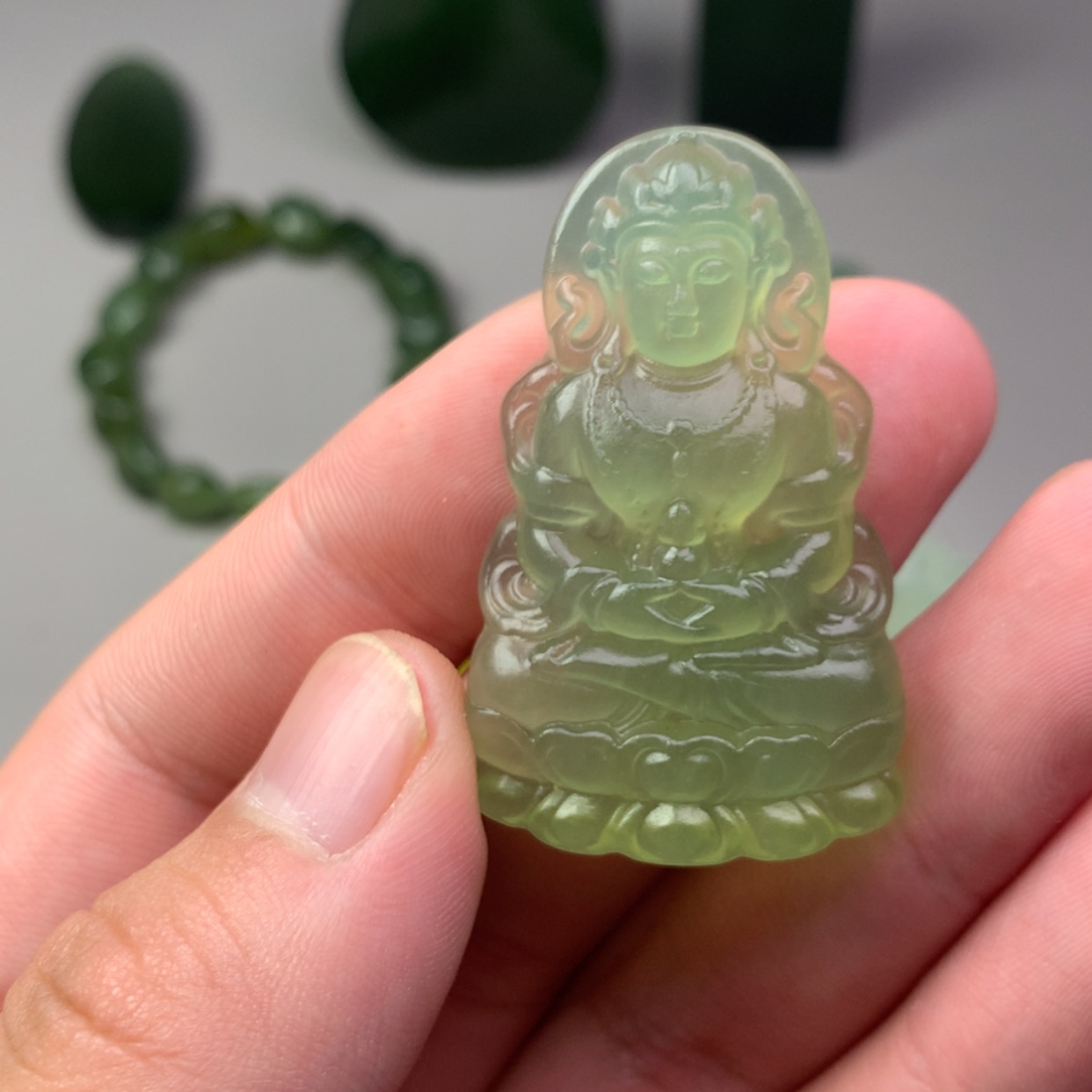 【闪购商品】未镶嵌蛇纹石玉岫玉