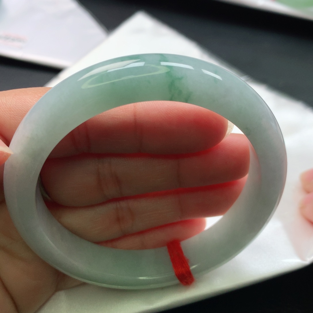 翡翠手镯未镶嵌缅甸58