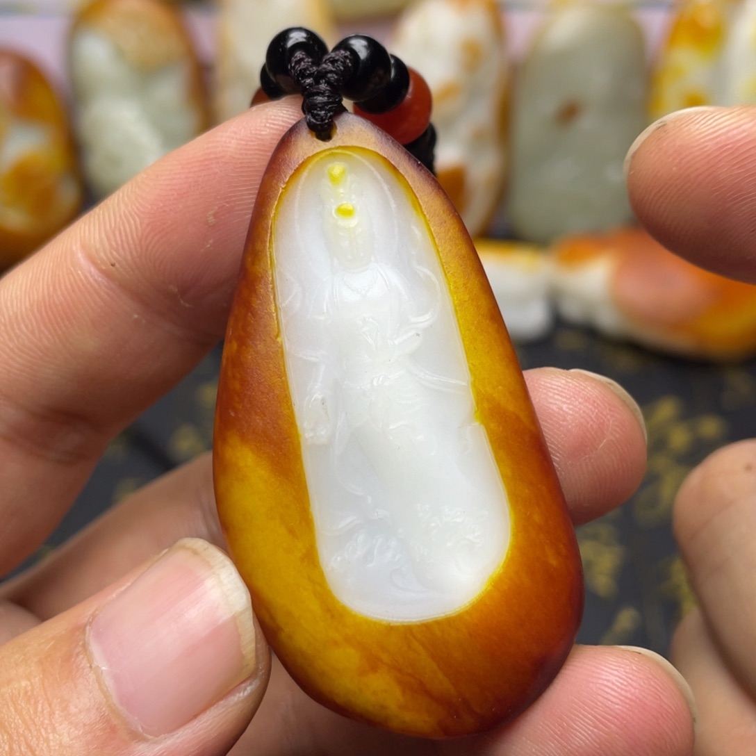 和田玉挂件未镶嵌