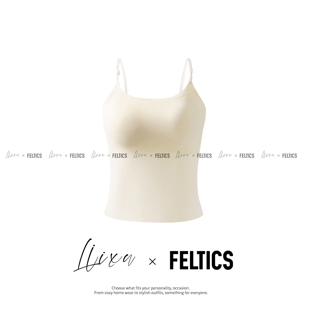 FELTICS&LIIXU 夏季通勤打底背心吊带性感设计感美背FL52BX311