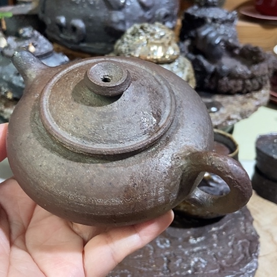 杯柴烧裸烧手作品