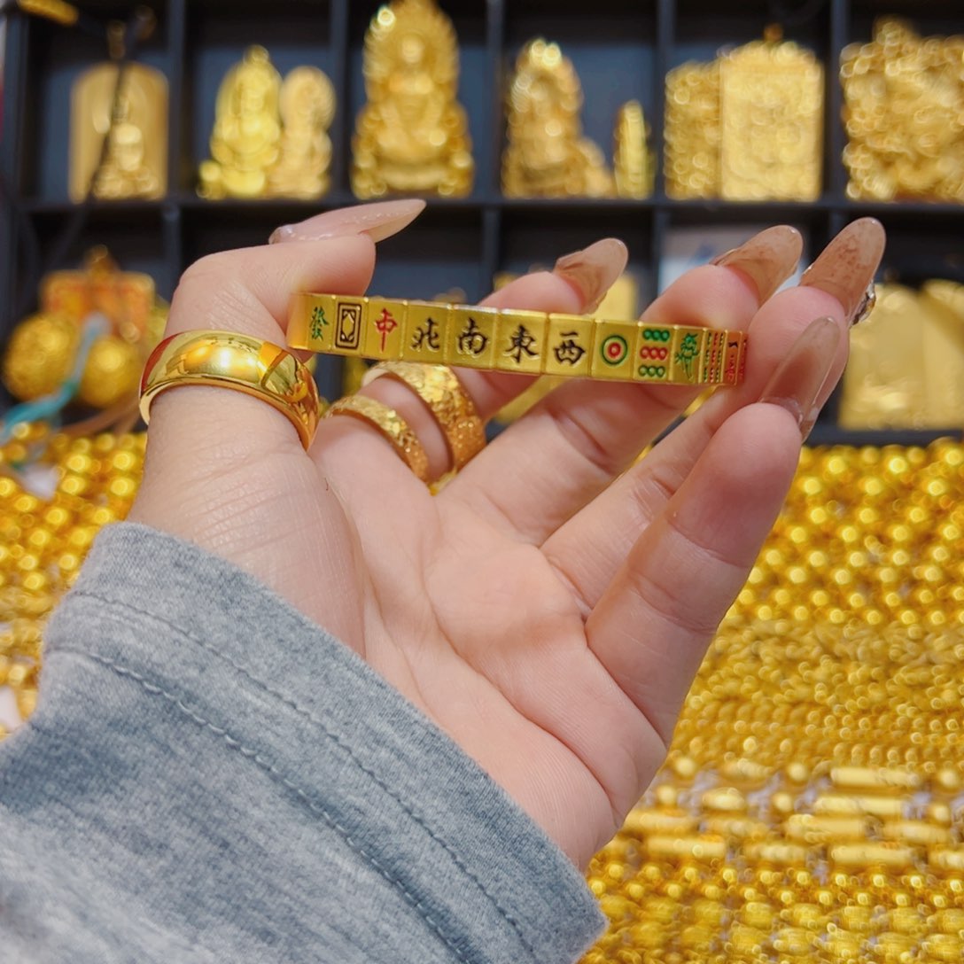 合金无开口麻将手镯