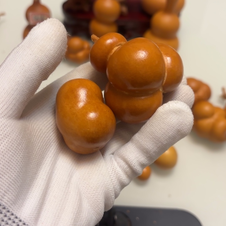 知***己天然手捻老皮葫芦