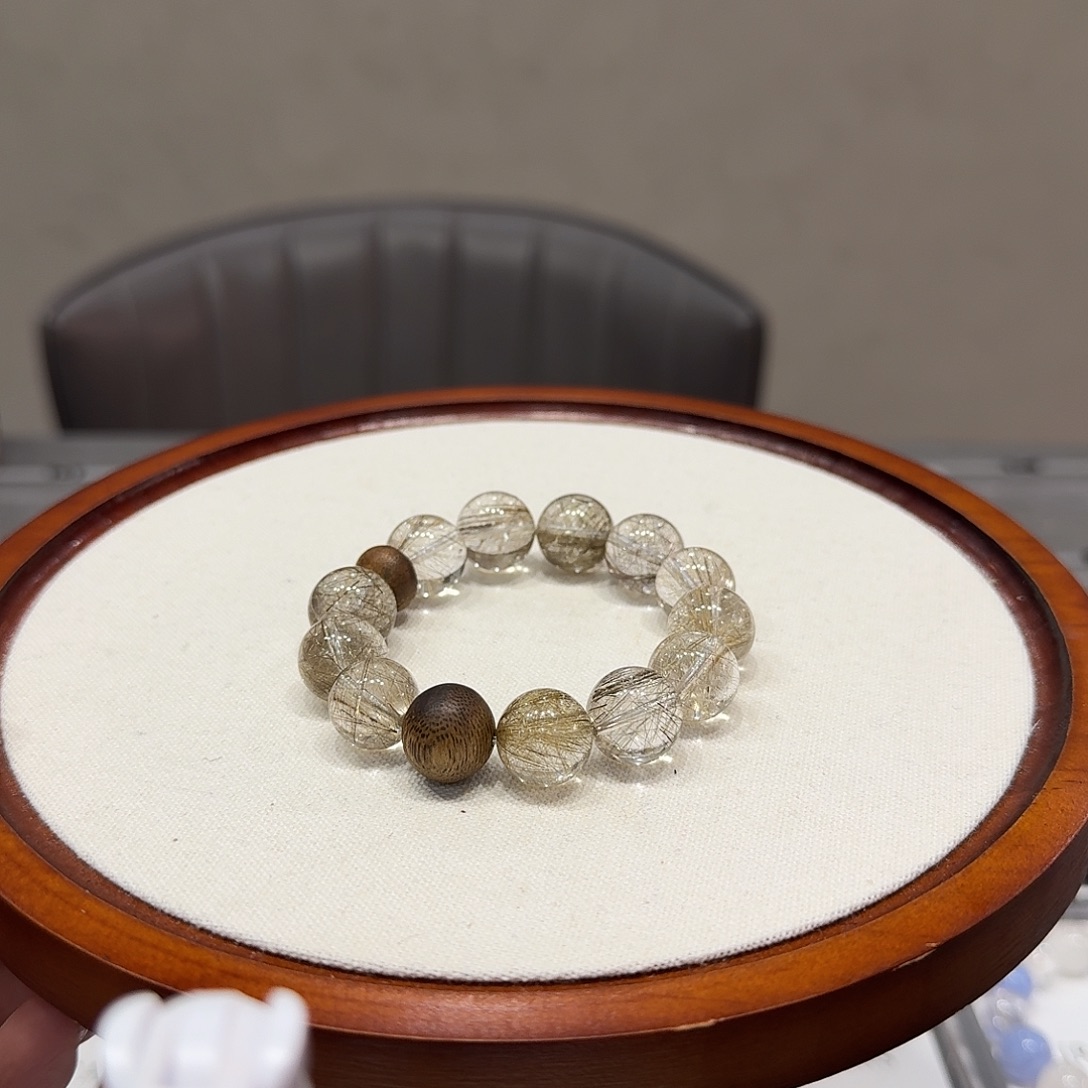 手链水晶未镶嵌银发晶设计手串