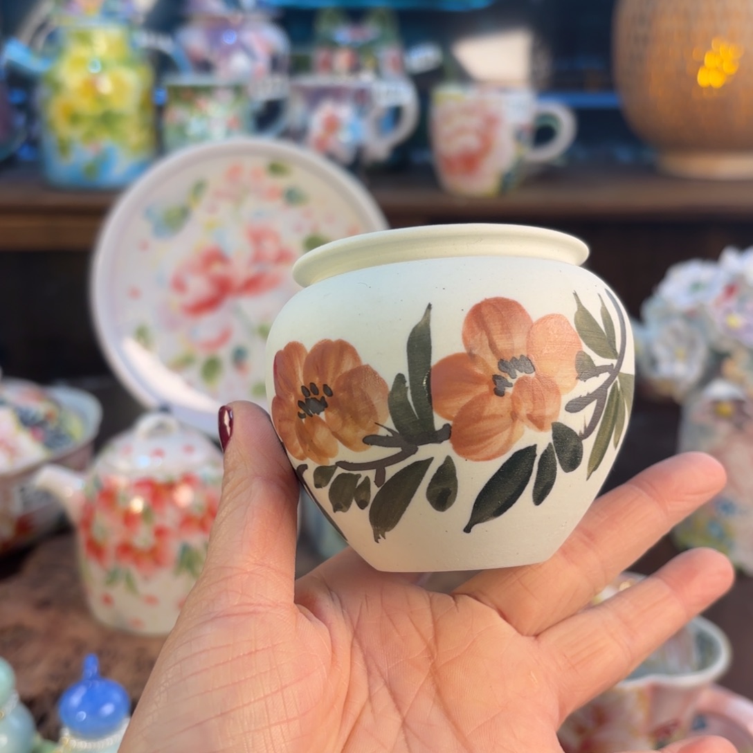 景德镇手绘高温釉下彩陶瓷茶具