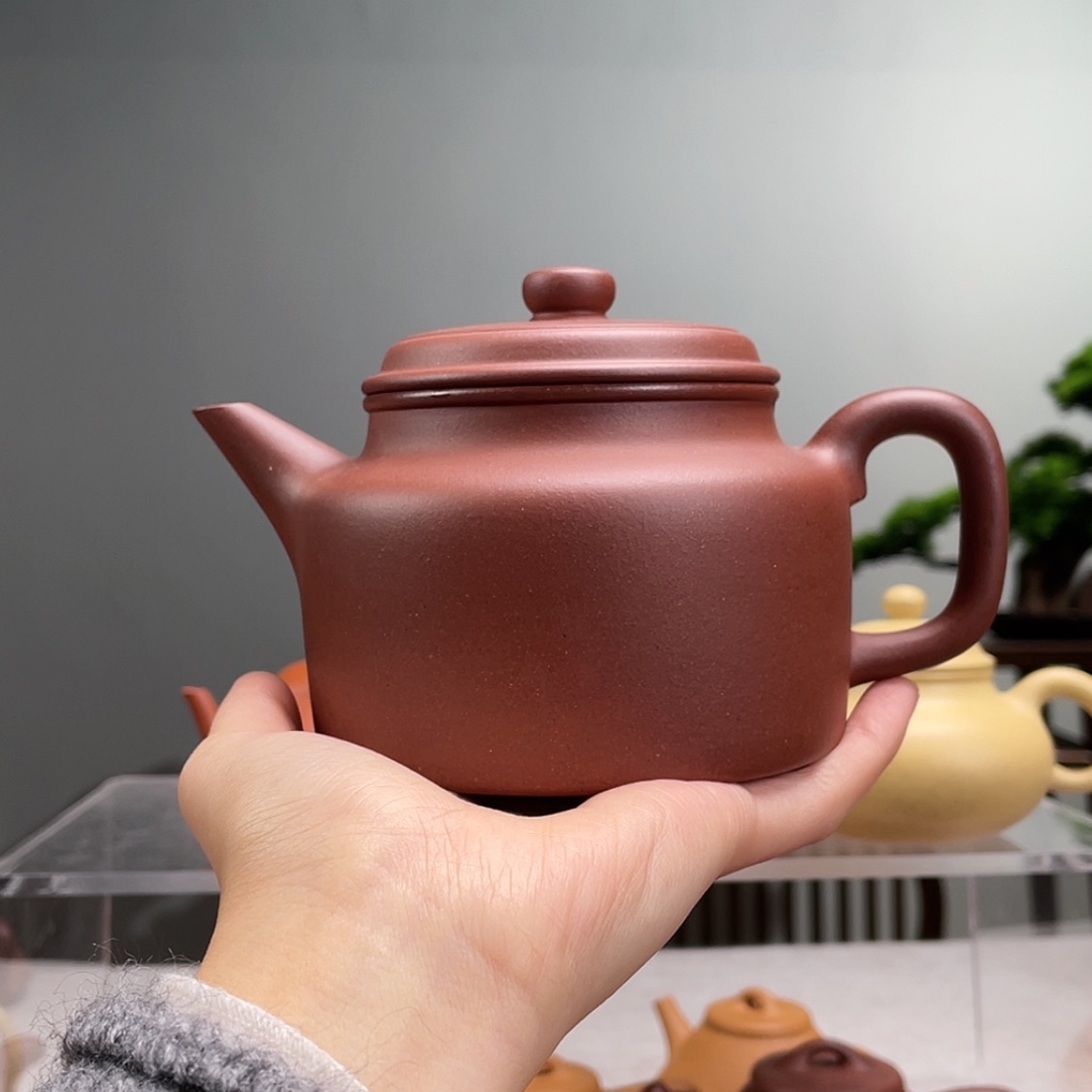 【闪购商品】茶壶紫砂宜*红皮龙德钟容量440cc