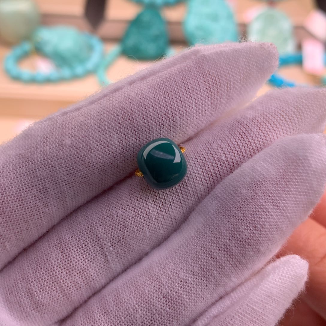 绿松石珠宝奇石未镶嵌9.4-8.3