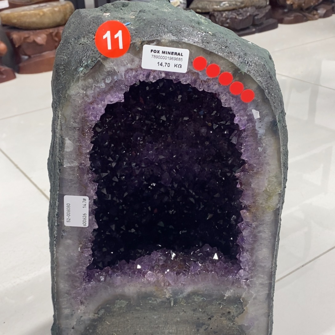 水晶大型摆件（非配饰）未镶嵌观音洞