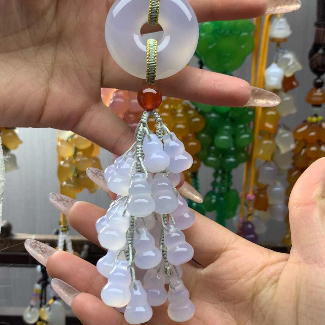 玛瑙/玉髓车挂未镶嵌