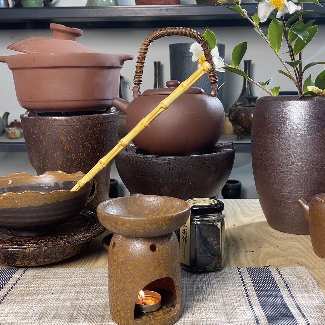 壶紫砂粗陶实用茶炉