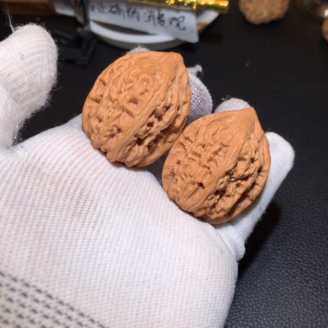 文玩核桃把件鸡心36