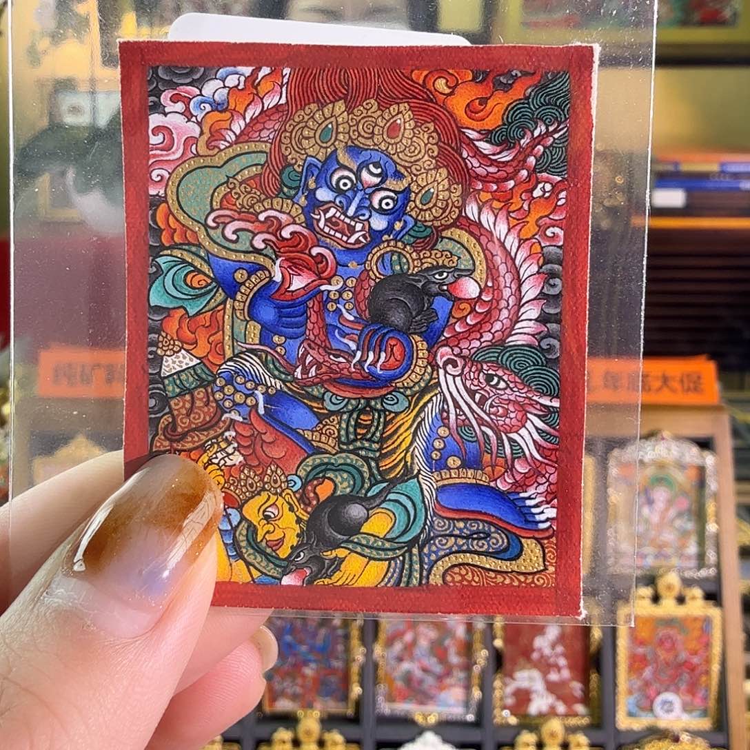 吊坠黑cc纯手绘巴太