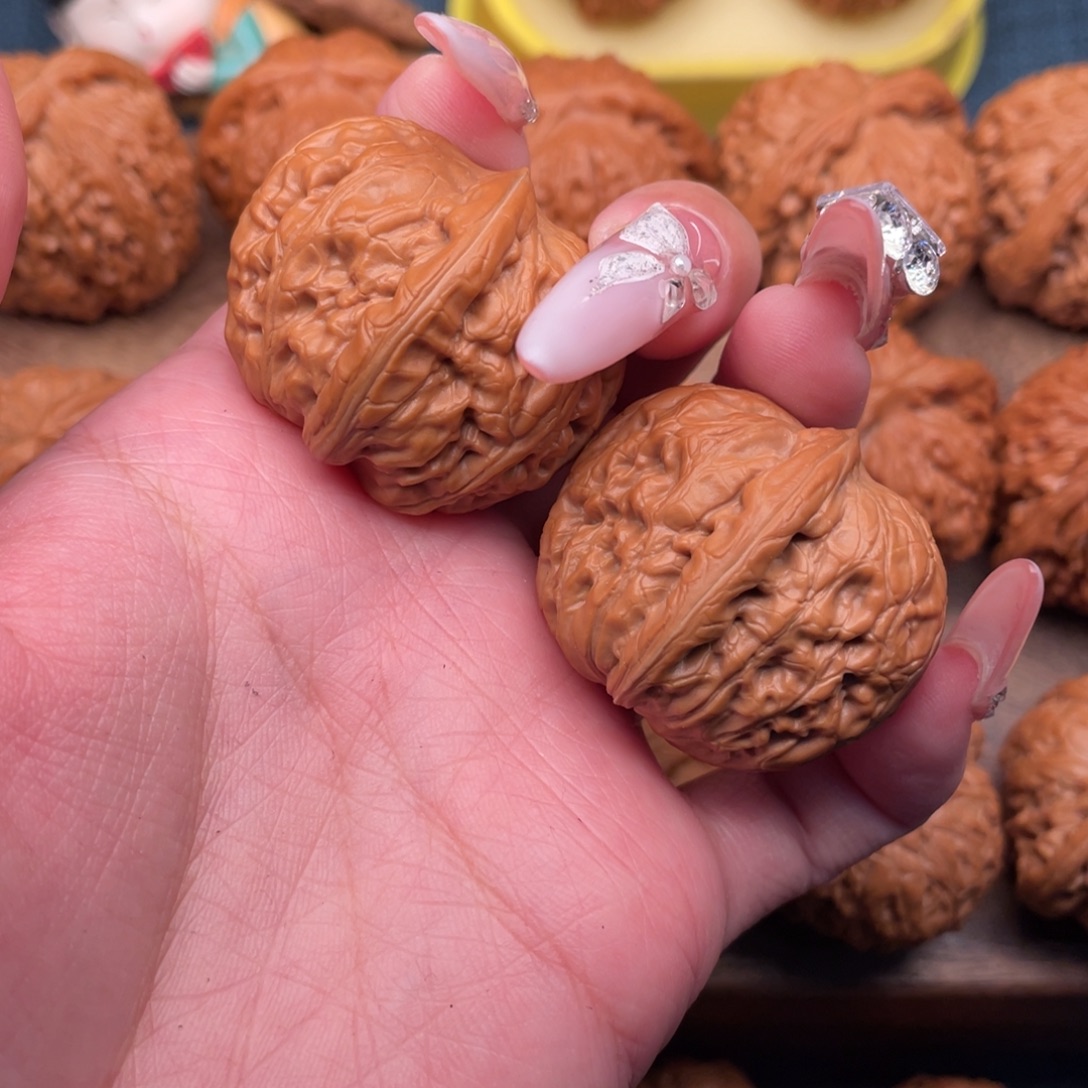 文玩核桃把件全品精配平谷元宝38，精配