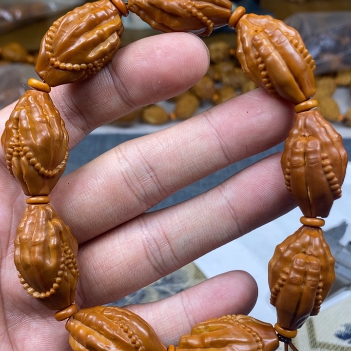 橄榄核手串/手链橄榄核雕工艺手串