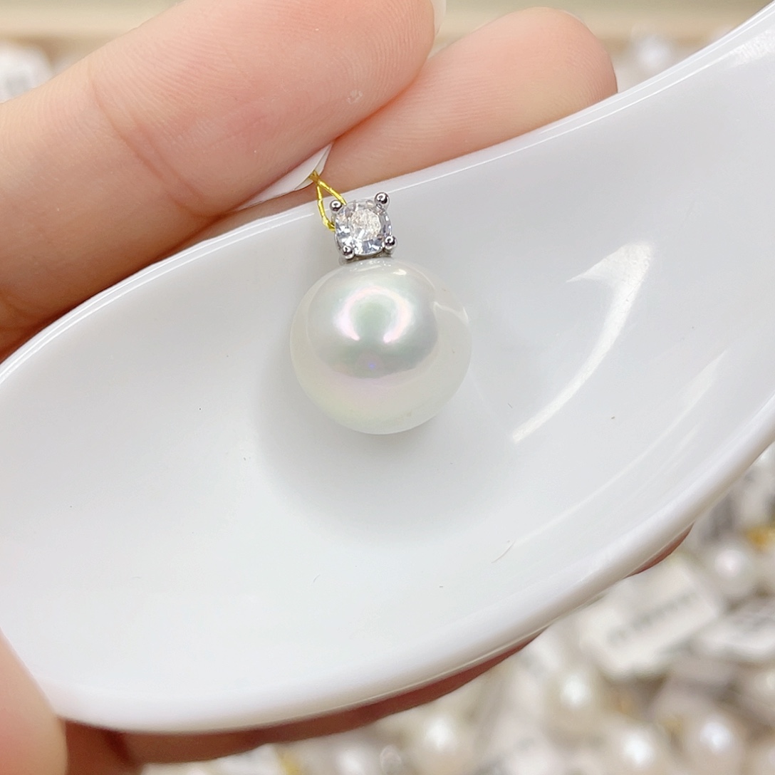 淡水珍珠未镶嵌吊坠(赠链)