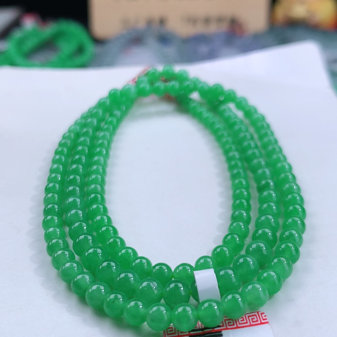 翡翠手链未镶嵌卡3.7-4.5