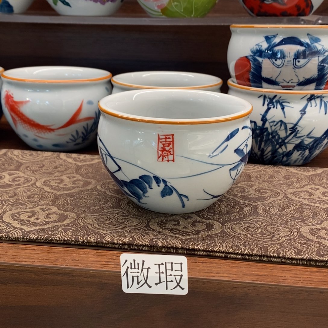 釉下彩手工绘制手工绘制