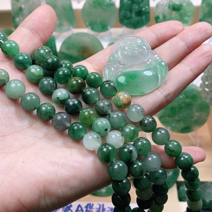 未镶嵌石英质玉珠宝半成品非洲翠