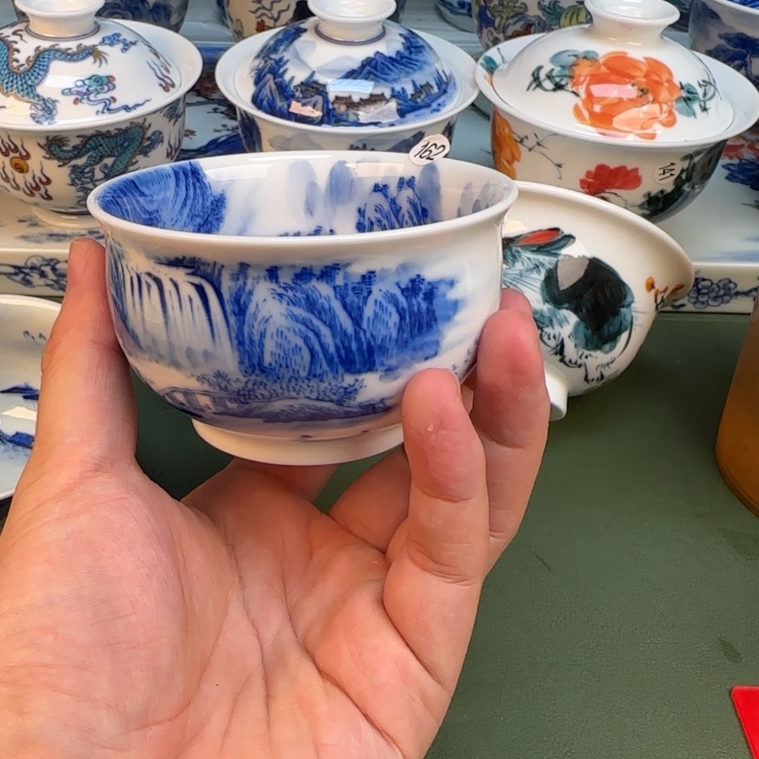 彦祖纯手工手绘茶具162