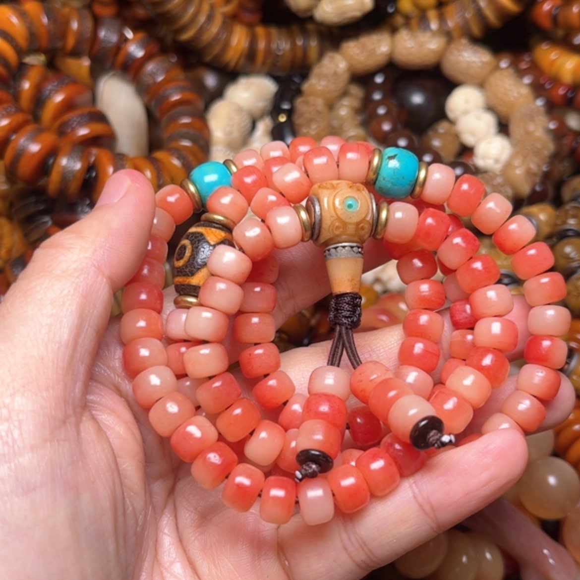 【闪购商品】驼骨手串/手链驼骨原色8×6×108颗女款